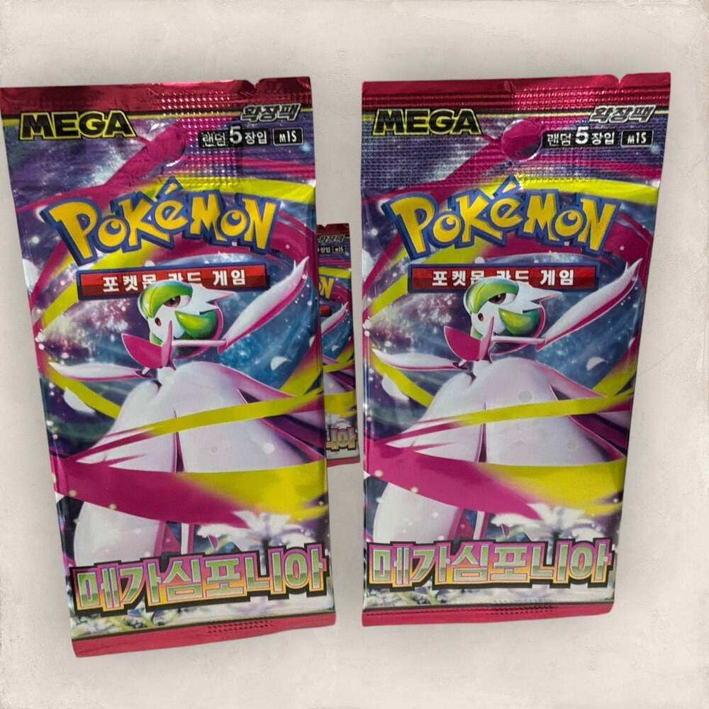 SET OF 2-Pokemon TCG Mega Symphonia M1S Korean Booster Pack